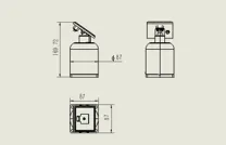 مقياس الميل المتكامل JMQJ-7315RTU الصورة 6